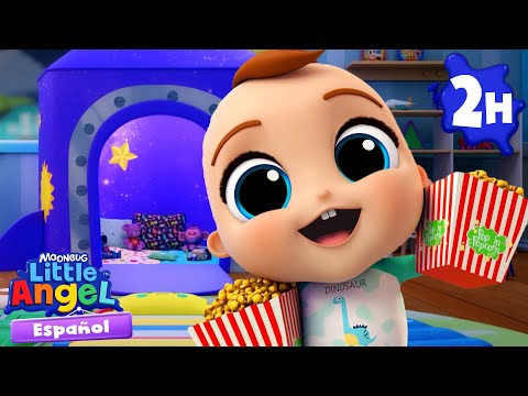 Pijamada con bebé Juan y sus amigos🍿| Canciones Infantiles con Bebé Juan🎵| Little Angel Español