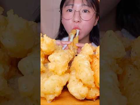 새우튀김이랑 치즈스틱~🍤