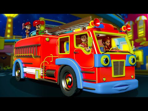 Halloween Wheels on the Fire Truck + More Children Rhymes & Baby Songs