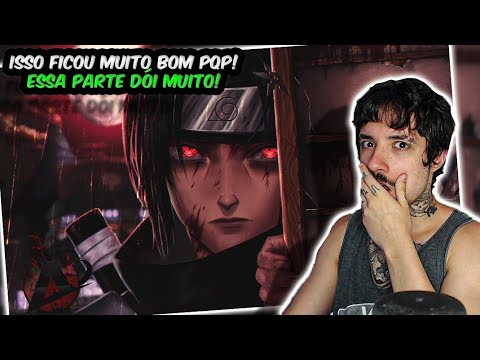 (NUSS ESSA PARTE...) REAGINDO ao ♪ Itachi Uchiha (Naruto) | Olhos Cansados | AniRap | REACT // Nai