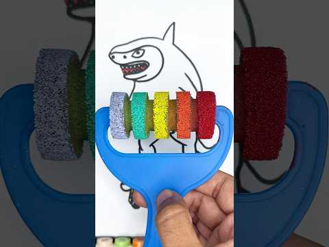 Brainrot parade Night Carnival Acrylic Painting Rainbow painting🎨❤️🧩 #ytshorts #beutifull #rainbow