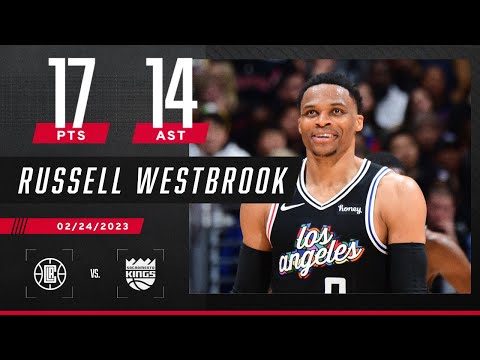 Russell Westbrook's 14 AST in debut ties LA Clippers' all-time franchise record video clip
