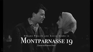 Gérard Philipe and Anouk Aimée - Montparnasse 19 | edited by Kristin Dean