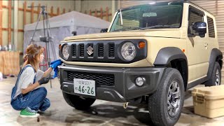 妻が中古でジムニーシエラ買ってきたので、新車よりもキレイにする！