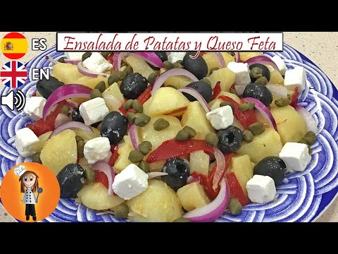 Ensalada de patatas con queso feta que te sorprenderá