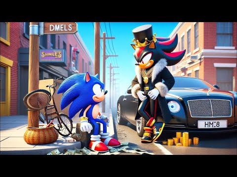 Poor Sonic & Rich Shadows!! - Rich And Poor - Sonic The Hedgehog 3 Animation