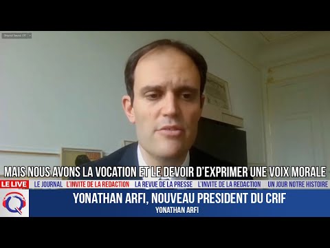 Yonathan Arfi, nouveau President du CRIF - L'invité de la rédaction du 1er juillet 2022