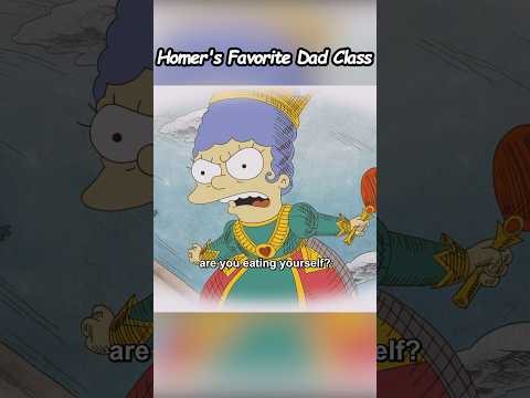 Homer's Favorite Dad Class
