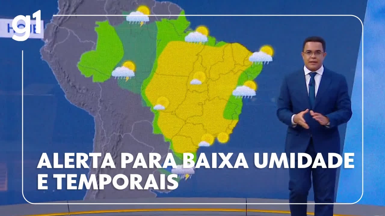 Previsão do tempo para todo o Brasil nesta quinta (4); confira