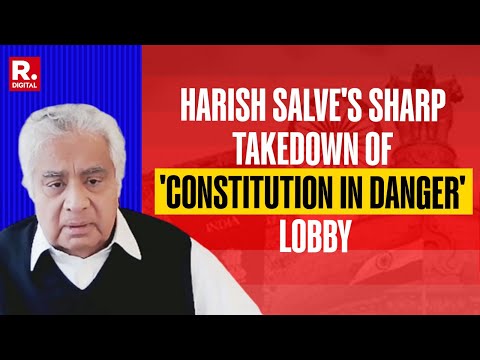 Those Who Brought Constitution Under Shadow Leading Campaign To Save It: Harish Salve