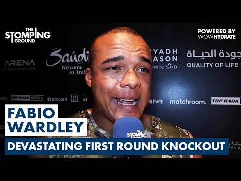 Fabio Wardley IMMEDIATE Reaction To STUNNING First Round Knockout Of Frazer Clarke