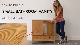 How to Build a Simple Bathroom Vanity with Fluted Detail