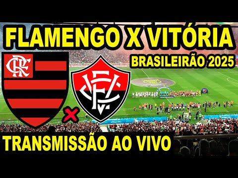 FLAMENGO 8 X 0 VITÓRIA AO VIVO DIRETO DO MARACANÃ / 21ª RODADA DO BRASILEIRÃO 2025