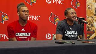 Adrian Wooley, Karter Knox discuss 2026-27 Louisville Cardinals