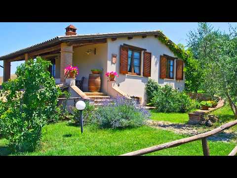 3 CASAS DE CAMPO TOSCANAS pequenas e aconchegantes