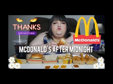 McDonalds After Midnight Mukbang Big Macs & McNuggets!