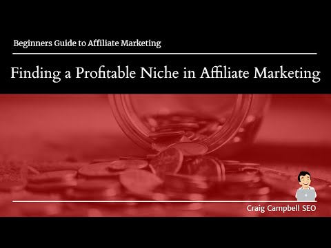 Finding a Profitable Niche in Affiliate Marketing, Find your Niche