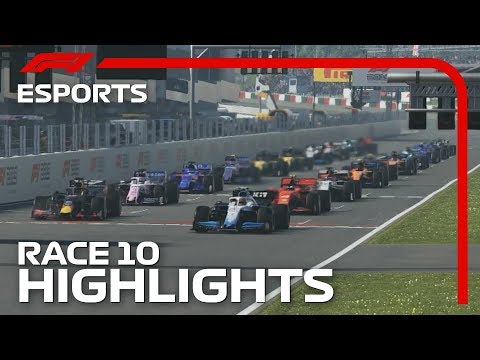 F1 Esports Pro Series 2019: Race Ten Highlights