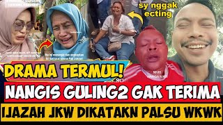 DRAMA TERMUL,.! NANGIS SAMPEK GULING2, GAK TERIMA DIKATAIN IJAZAH JOKOWI PALSU,.!