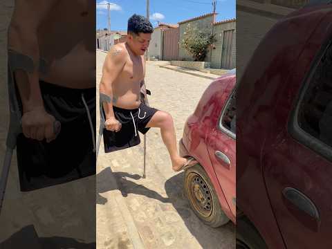 Como eu sem perna troco o pneu, vem comigo