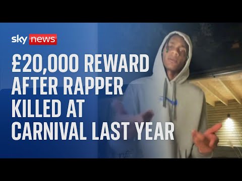 £20,000 reward to catch killer of rapper stabbed at Notting Hill carnival last year