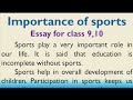 Benefits and Values of Sports Participation