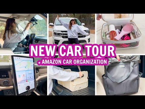 🚘 Inside My MASSIVE New Family Car - Ford Expedition Tour + Amazon Car Organization