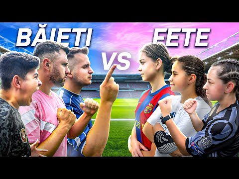 FETE VS BĂIEȚI FOTBAL PE 1.000 RON!!