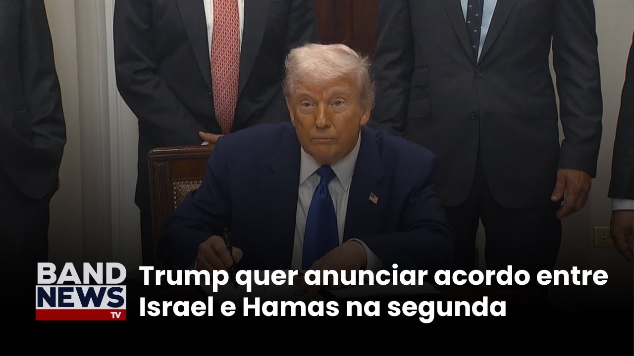Donald Trump pretende realizar uma acordo para o fim dos ataques na faixa de Gaza | BandNews TV