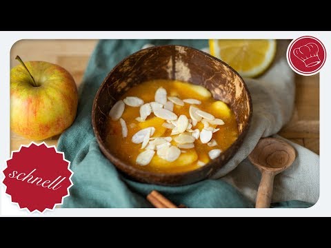 Apfel-Zimt-Pudding, schnelles Dessert in 10 Minuten aus dem Thermomix | elegant-kochen.de