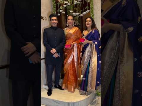 Kajol At Manish Malhotra House For Ganpati Bappa Darshan  #shorts