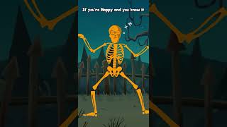 Skeletons Cracking Bones #shorts #halloween #skeletons #teeheetown