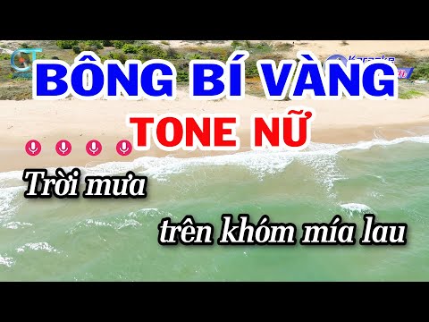 Karaoke Bông Bí Vàng Tone Nữ ( Em ) Nhạc Sống Đồng Sen