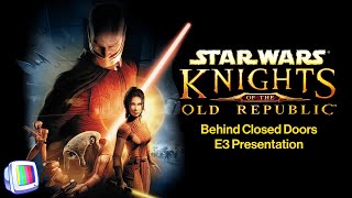 Take a look at the E3 2001 Behind Closed Doors Demo of Star Wars: Knights of the Old Republic