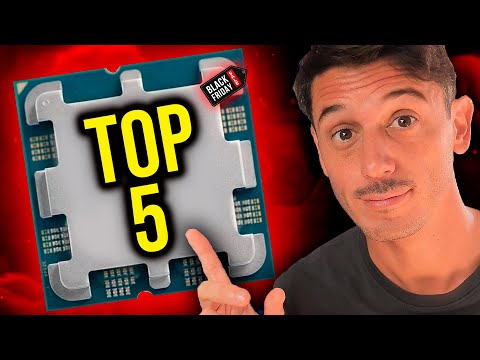 TOP 5 CPUs GAMING que DEBES COMPRAR en Black Friday 2025 💻 | Mejores COMBOS GPU + Procesador