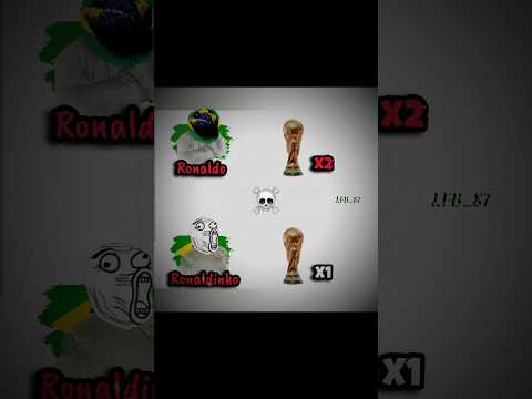 Ronaldo🇧🇷 vs Ronaldinho🇧🇷in the trophies🏆🔥#shorts #ronaldo #ronaldinho #goat