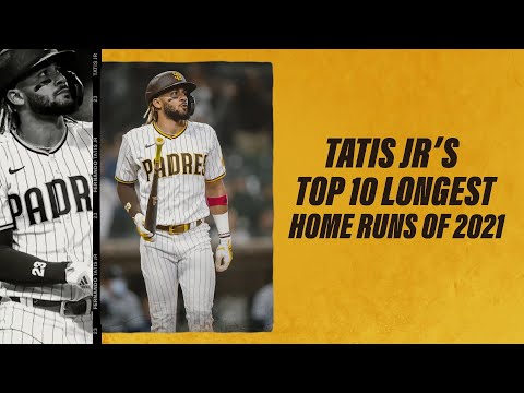Top 10 Longest Home Runs of 2021: Fernando Tatis Jr. video clip