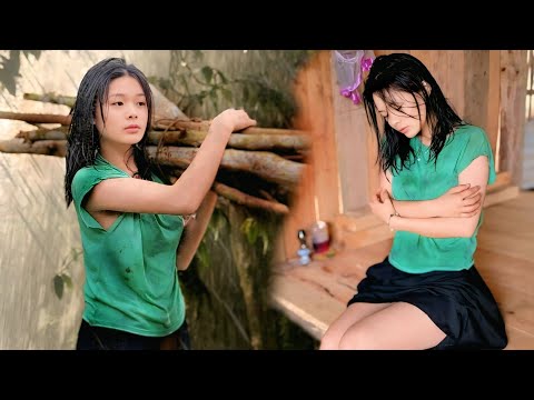 Lonely life alone in the deep forest is very difficult for a 18 year old girl  Survival Alone