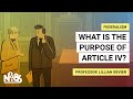 Understanding Article 4 of the Constitution