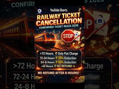 Train Ticket Cancel #train #railwayticket #travel #irctc