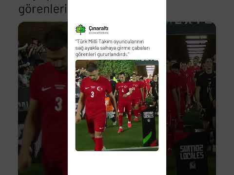 Türk Milli Takım Oyuncularının Sağ Ayakla Sahaya Girme Çabaları Görenleri Gururlandırdı. 🇹🇷