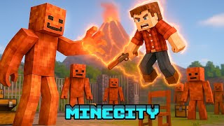 VULCANUL din MINECITY S-a RAZBUNAT pe MINE - !!
