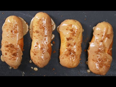 Cookie Butter Eclairs