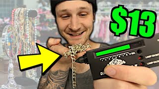 How To Find REAL Diamond Jewelry At the THRIFT STORE!! CHEAP!!