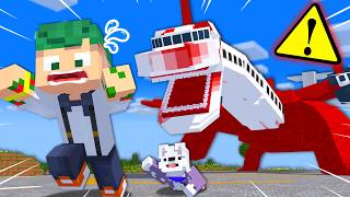 グロすぎる『人喰い飛行機』に襲われるマインクラフト...！🛫💥💀『マイクラ都市伝説』【まいくら・Minecraft】よろずや🍭
