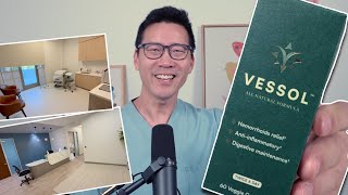 Big News! Dr. Chung’s New Office, Studio & Hemorrhoid Health Sponsor (Vessol)