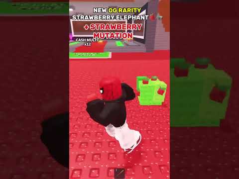 NEW STRAWBERRY ELEPHANT BRAINROT🍓🐘#roblox #robloxshorts #stealabrainrot