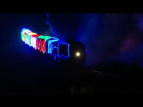 TnT 34070 Manston & 34028 Eddystone | Swanage Steam & Lights | Besides A351 (18/12/22)