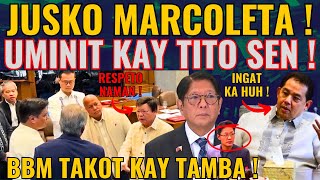 MARCOLETA SINUPLAK SI TITO SOTTO! BRICE HERNANDEZ KINAMPIHAN?! BBM TAKOT NA KAY TAMBA! SEC DIZON !