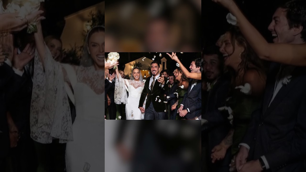 TV Fama flagra medida em casamento de Gio Lancellotti para não vazar nada